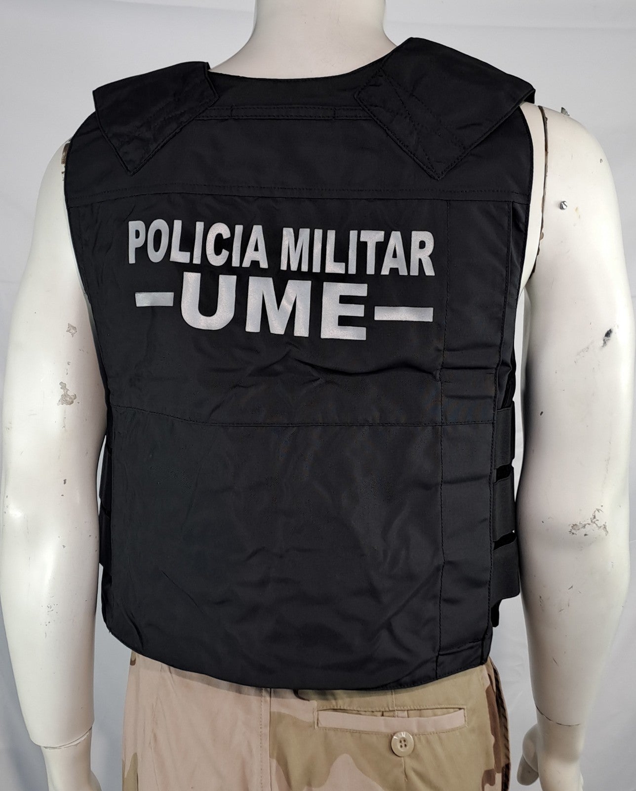 Spanish Police Body Armour Cover NEW Black Genuine Surplus (2373)