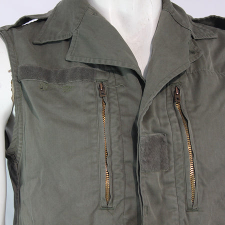 Genuine Surplus French Jacket Converted to Gilet Sleeveless Canvas 34"  (4211)