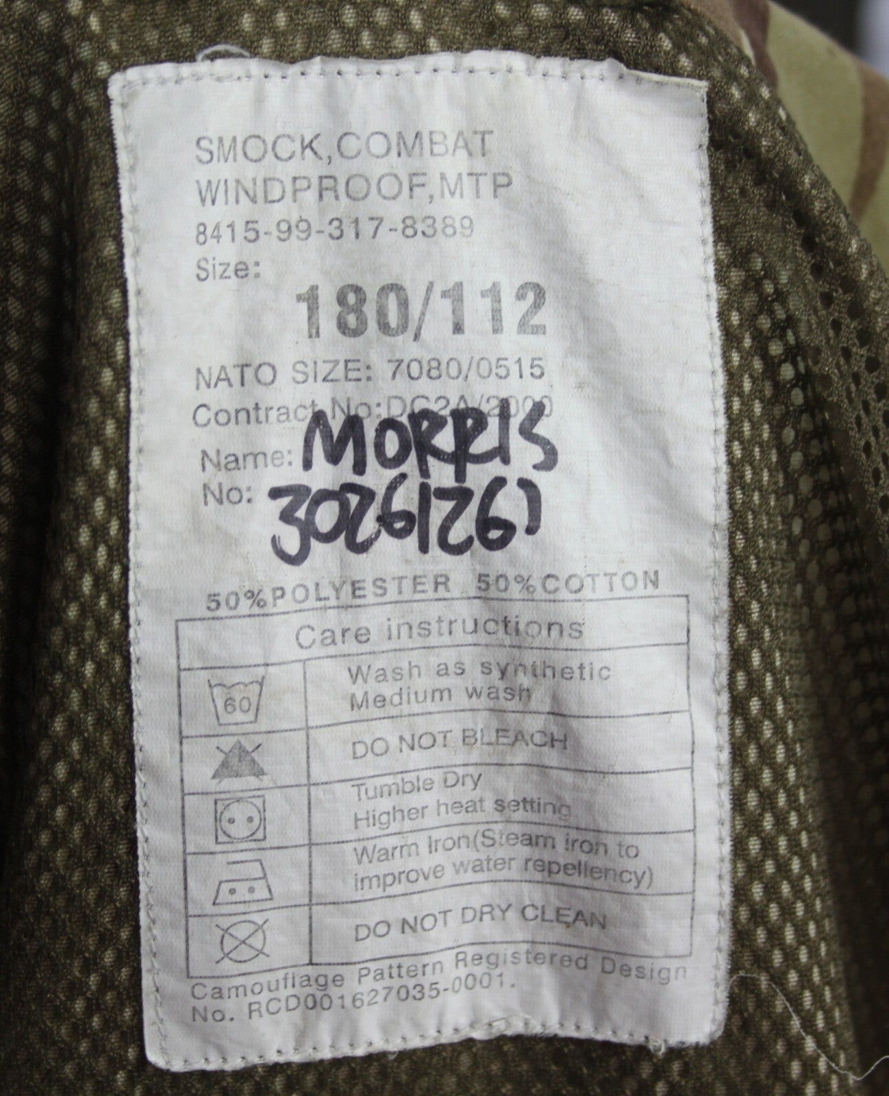 Genuine British Army MTP Windproof Smock Camouflage Multicam Jacket Forces G1