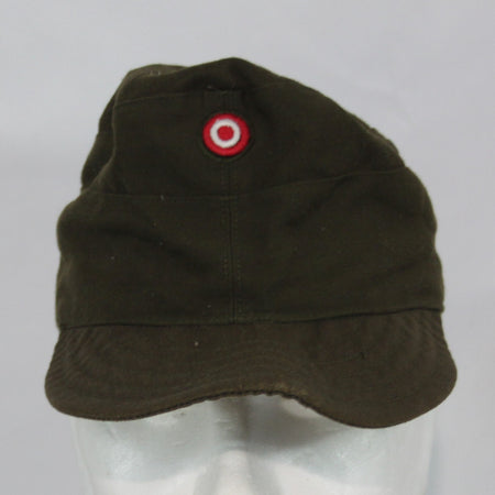 Genuine Surplus Vintage Austrian Army Olive Green Poly/viscose Cap