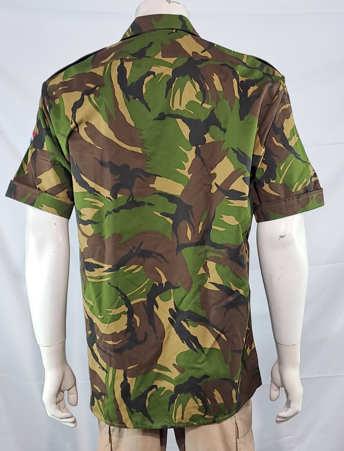 Genuine Surplus Dutch Army Lightweight Camo Shirt DPM SHORT Sleeve 3321