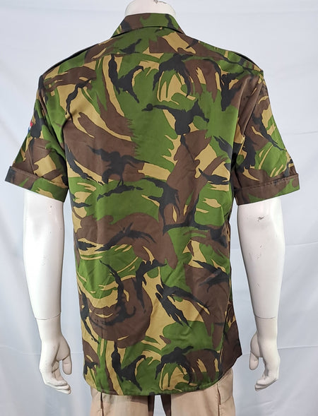Genuine Surplus Dutch Army Lightweight Camo Shirt DPM SHORT Sleeve 3321