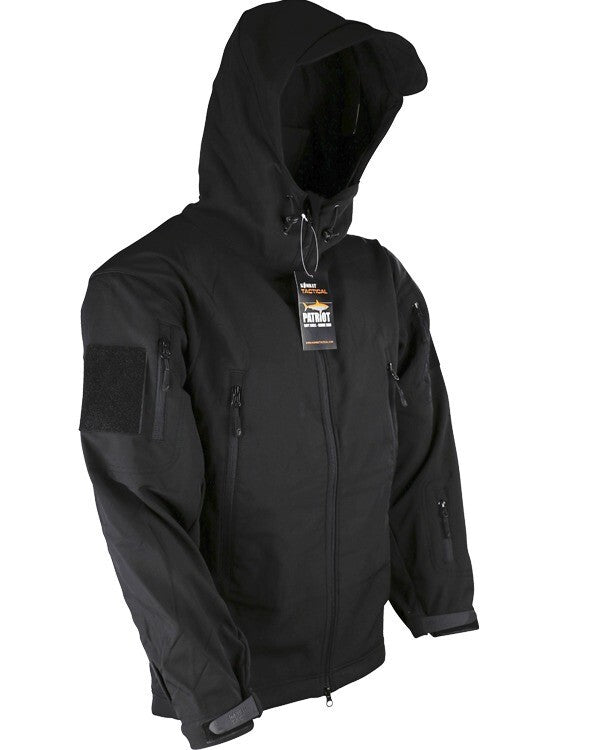 End of Line KT Patriot Softshell Jacket Black Green Camo Tactical military