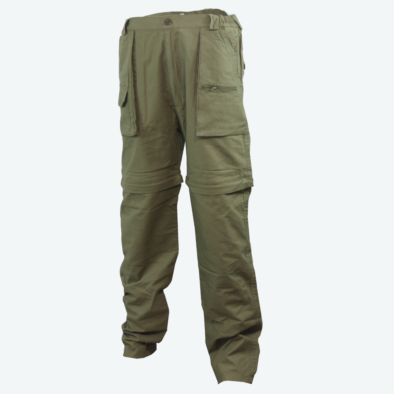 Zip Off Leg Combat Trouser Shorts Lightweight Pocketed Cotton Highlander SPF 40
