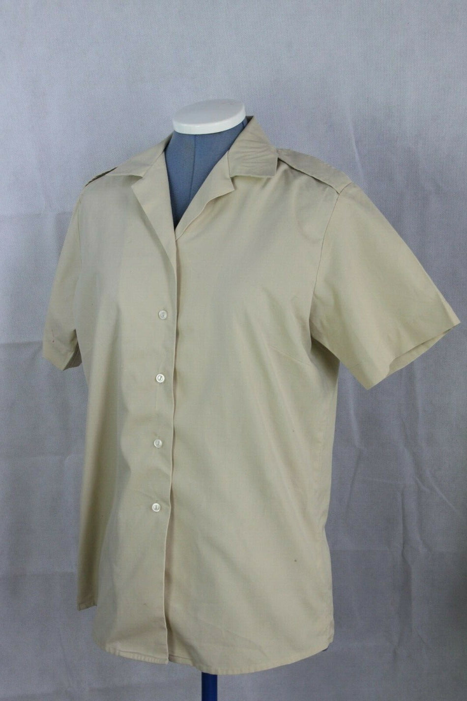 Genuine Surplus British Army Fawn Long/Short Sleeve Polycotton Shirt Womens