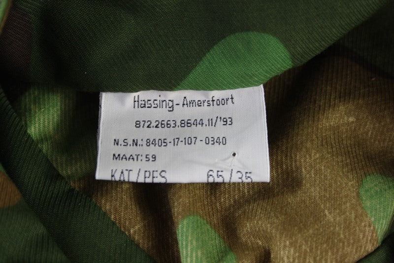 Jungle Camo Dutch Army Fatigue Cap  Genuine Surplus Forces Peak Hat