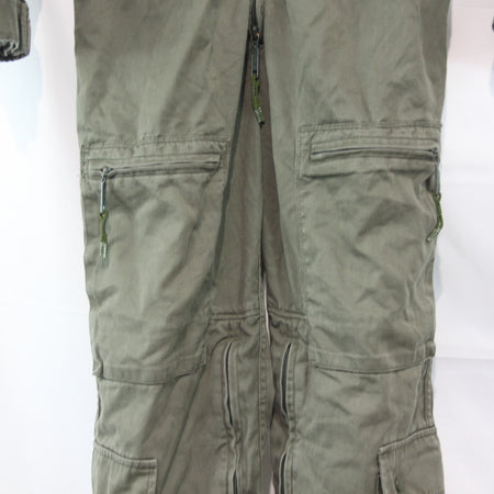 French Army AFV Coverall Olive Green Genuine Surplus 36" Chest Xshort (4170)