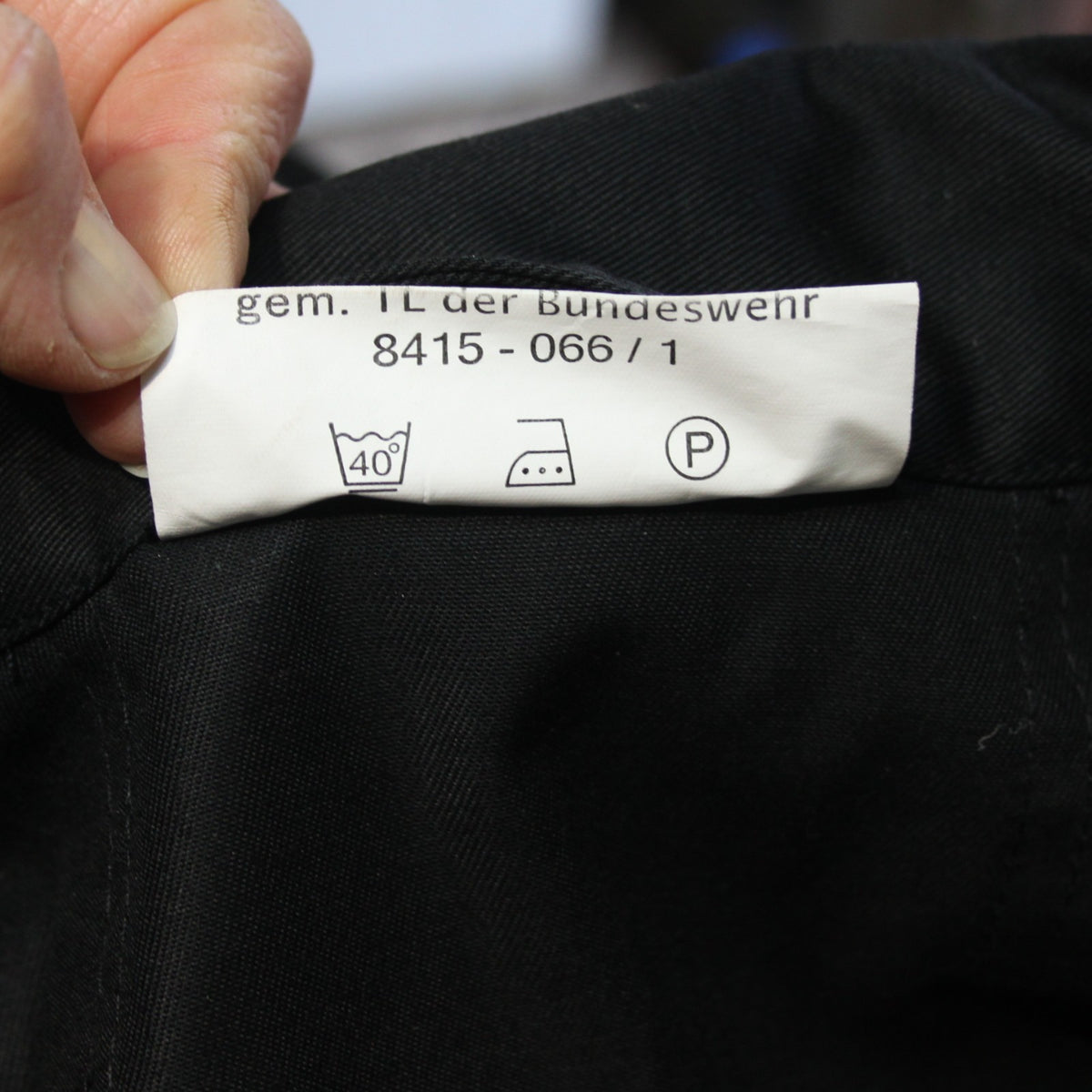 German Military Style Flight Suit Black Coverall Army Airforce 36" Chest (3999)