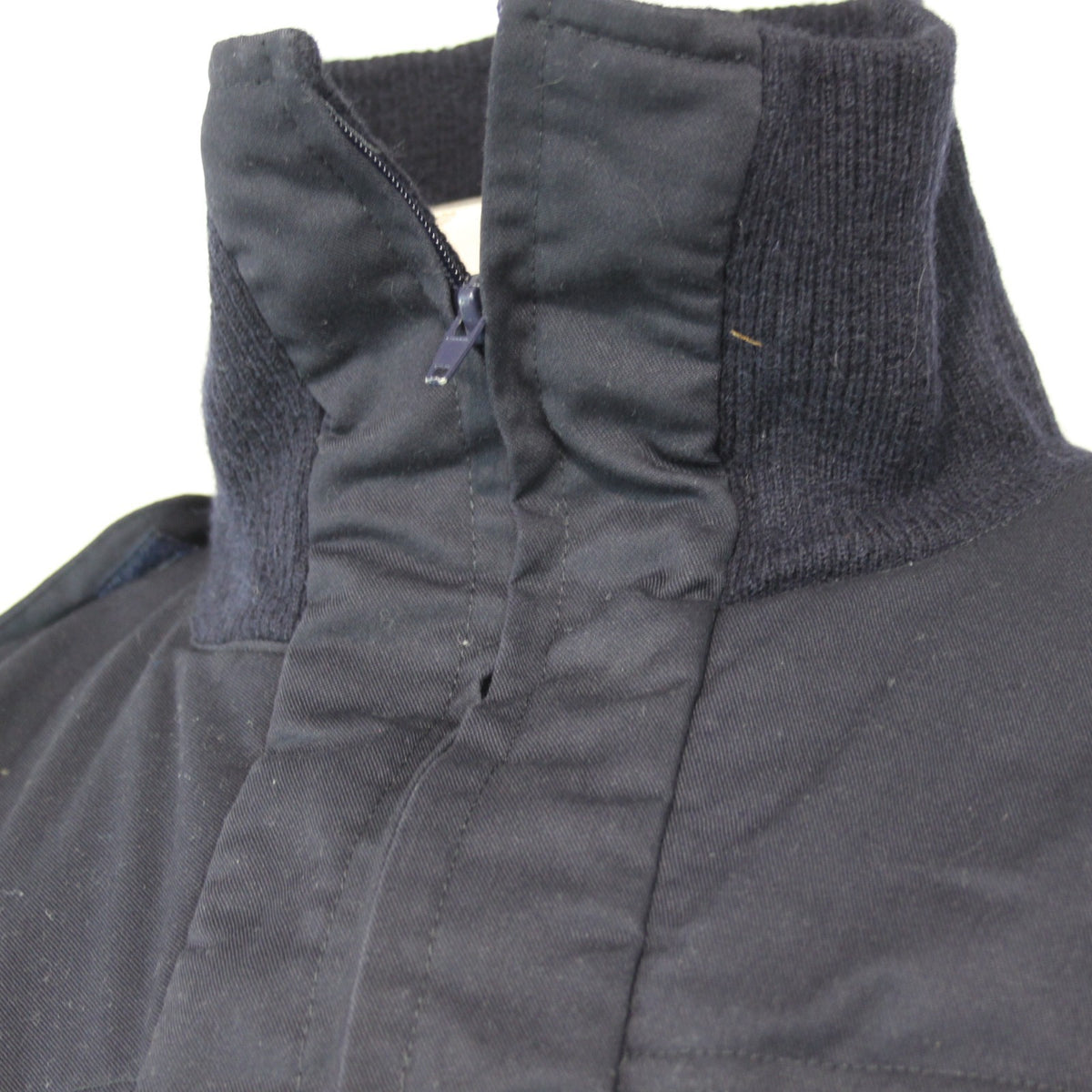 Windproof Pure New Wool Zip Up Jumper Jacket Dutch Military Surplus  46-48" 3569
