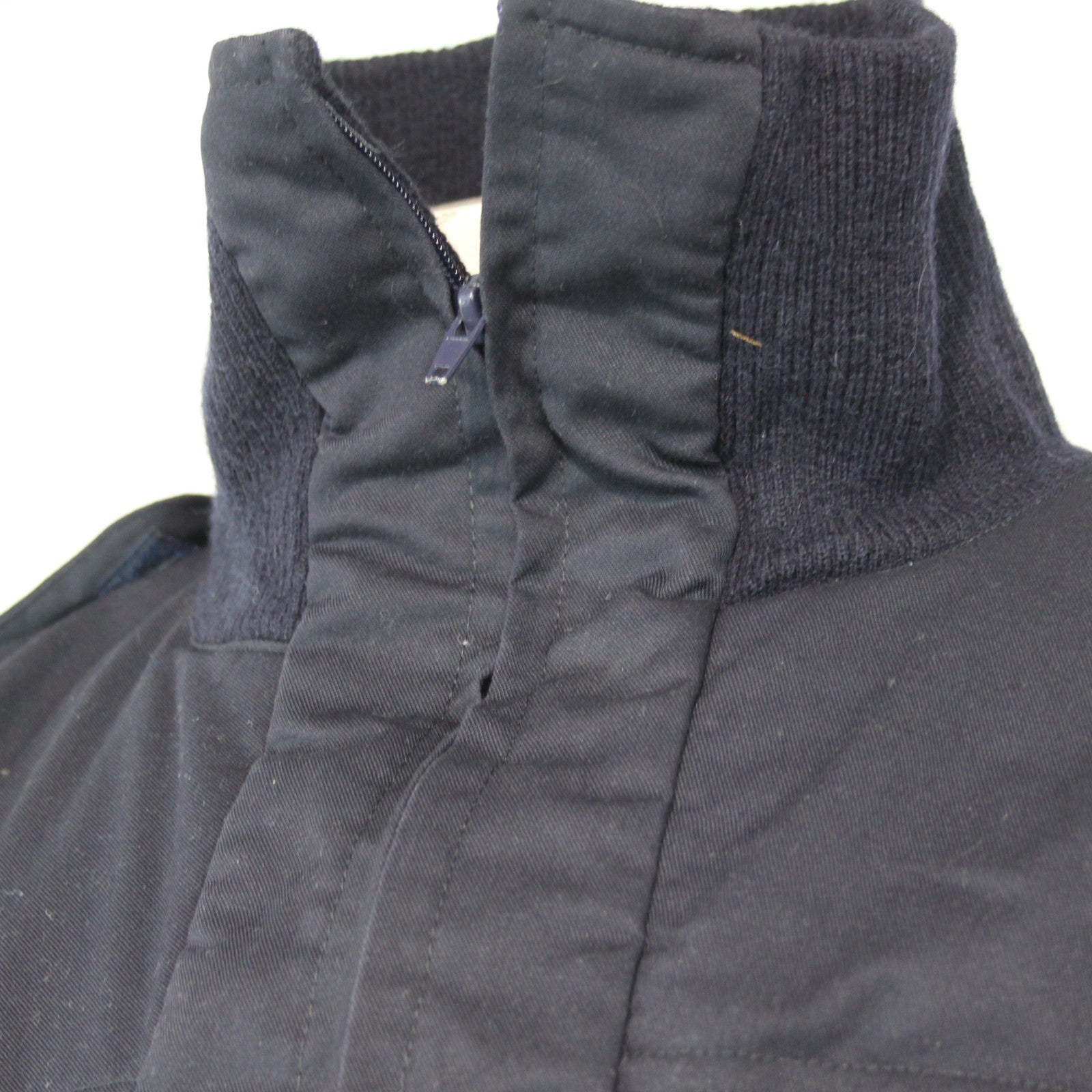 Windproof Pure New Wool Zip Up Jumper Jacket Dutch Military Surplus  46-48" 3569