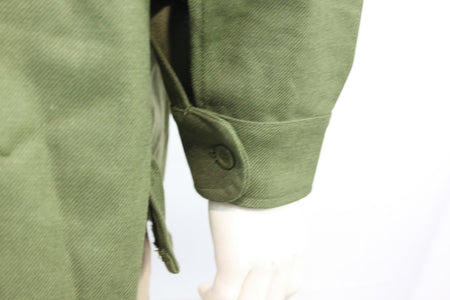 Genuine Surplus Spanish Army Wool/Cotton Mix Shirt Olive 38-40" (3349)