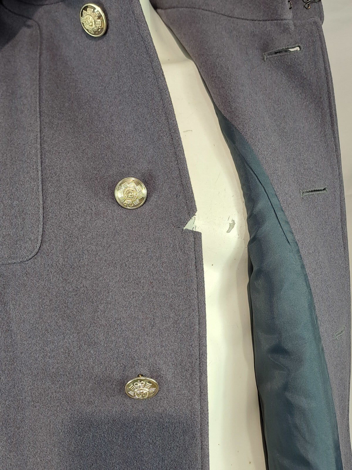 Genuine Surplus Army Coldstream Guards Wool Greatcoat 34" Chest (2545)