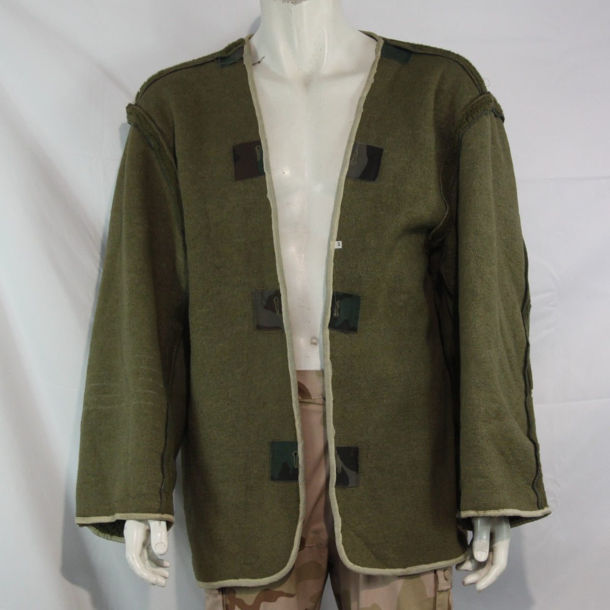 Genuine Surplus Croatian Army Parka Liner Thermal Faux Fur Olive 46-48" (3725)