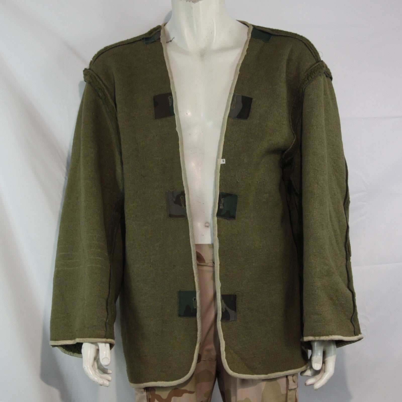 Genuine Surplus Croatian Army Parka Liner Thermal Faux Fur Olive 46-48" (3725)