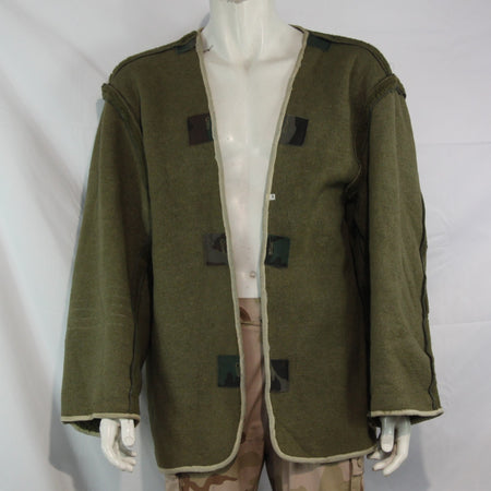 Genuine Surplus Croatian Army Parka Liner Thermal Faux Fur Olive 46-48" (3725)