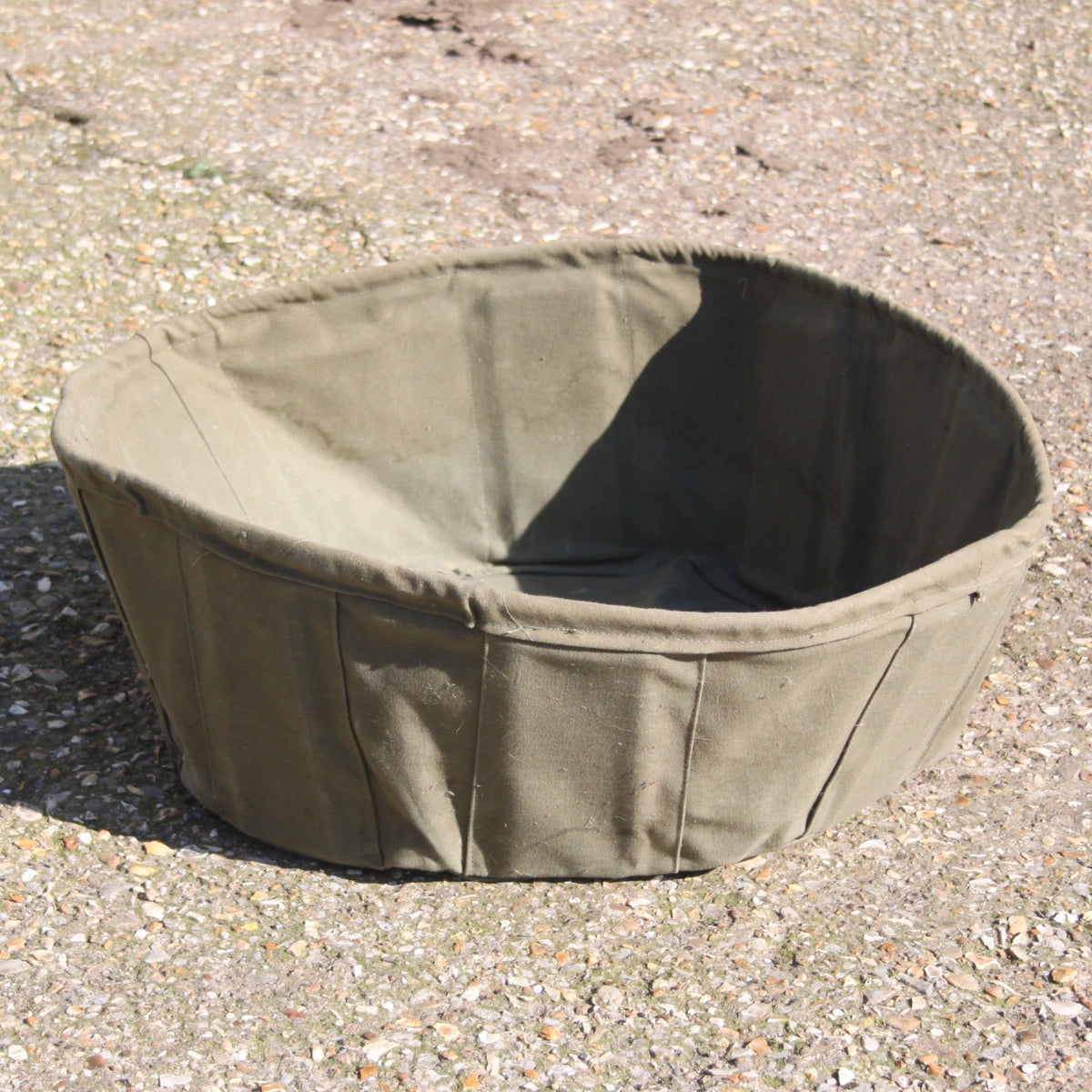 Genuine Surplus British Military Issue Folding Canvas Bath