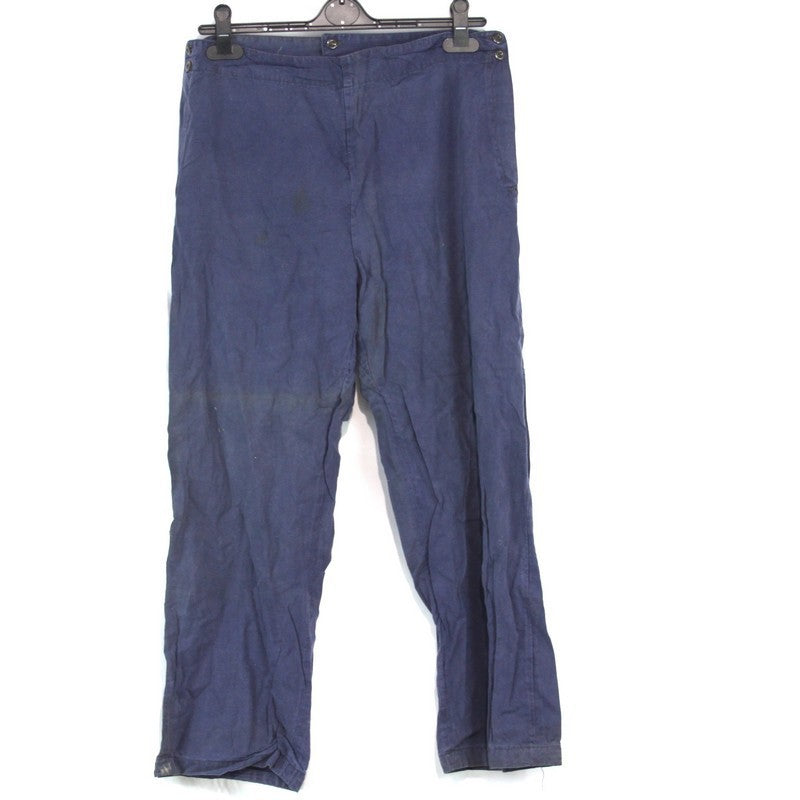 Vintage Bulgarian Naval Surplus Flat Front Trousers Genuine Surplus G2 (3641)