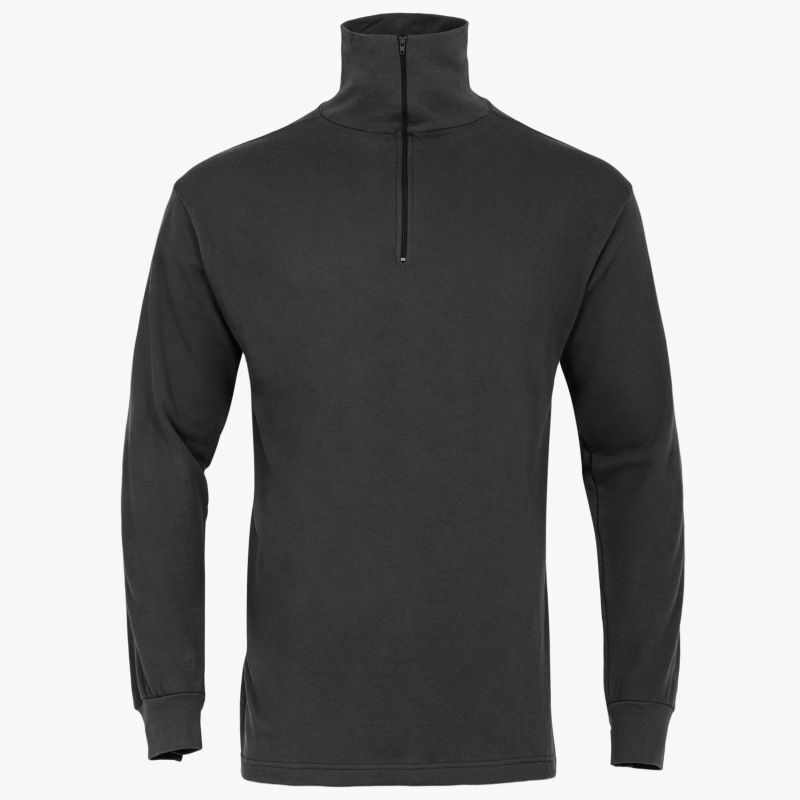 Military Norgie Norwegian Shirt Style Mid Layer Thermal Zip Neck Top