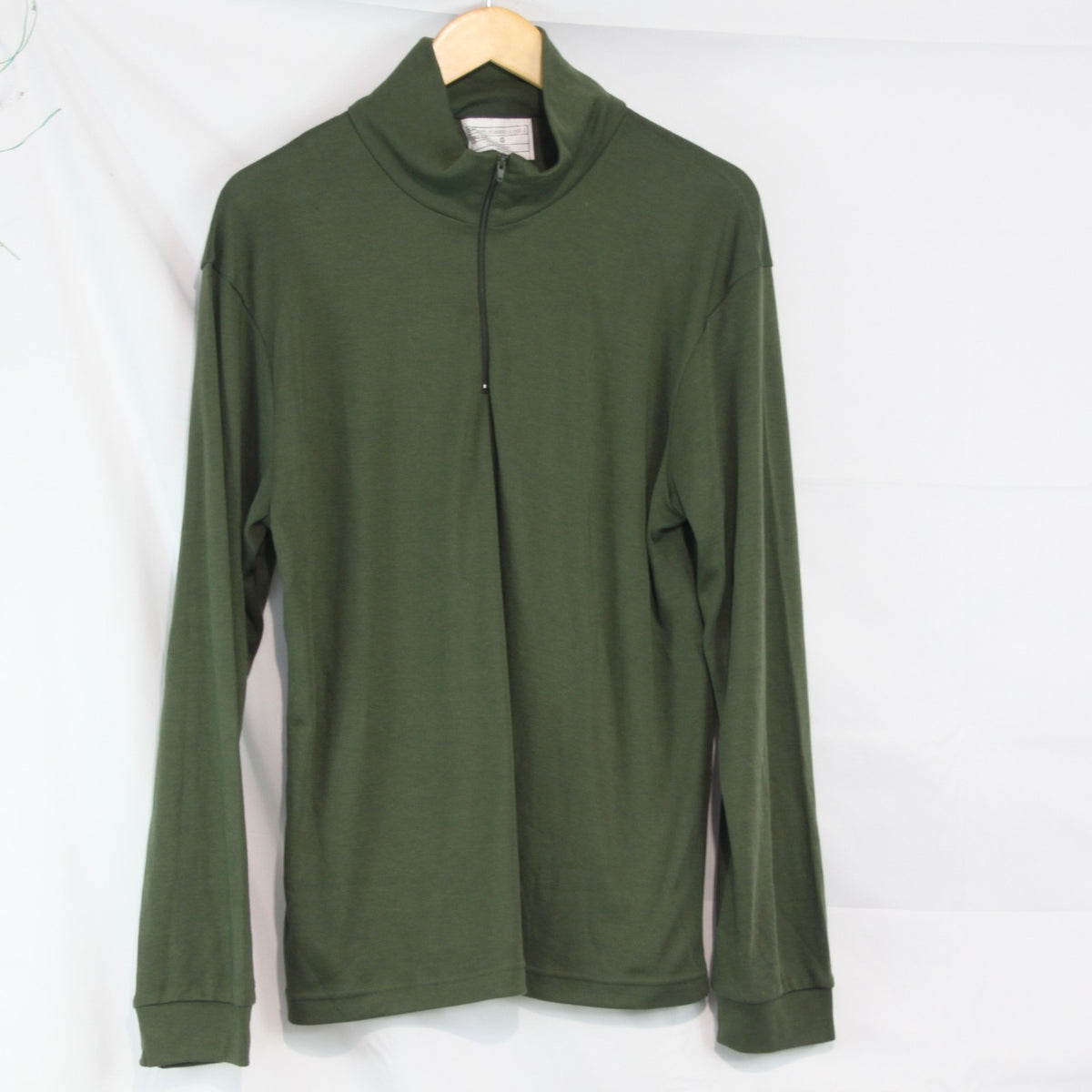 Spanish Army Thermal Top Genuine Surplus Zip Neck Military Long Sleeve (3821)