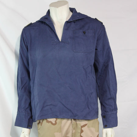 Bulgarian Navy Sailors Middy Top Shirt Blue Genuine Surplus (4220)