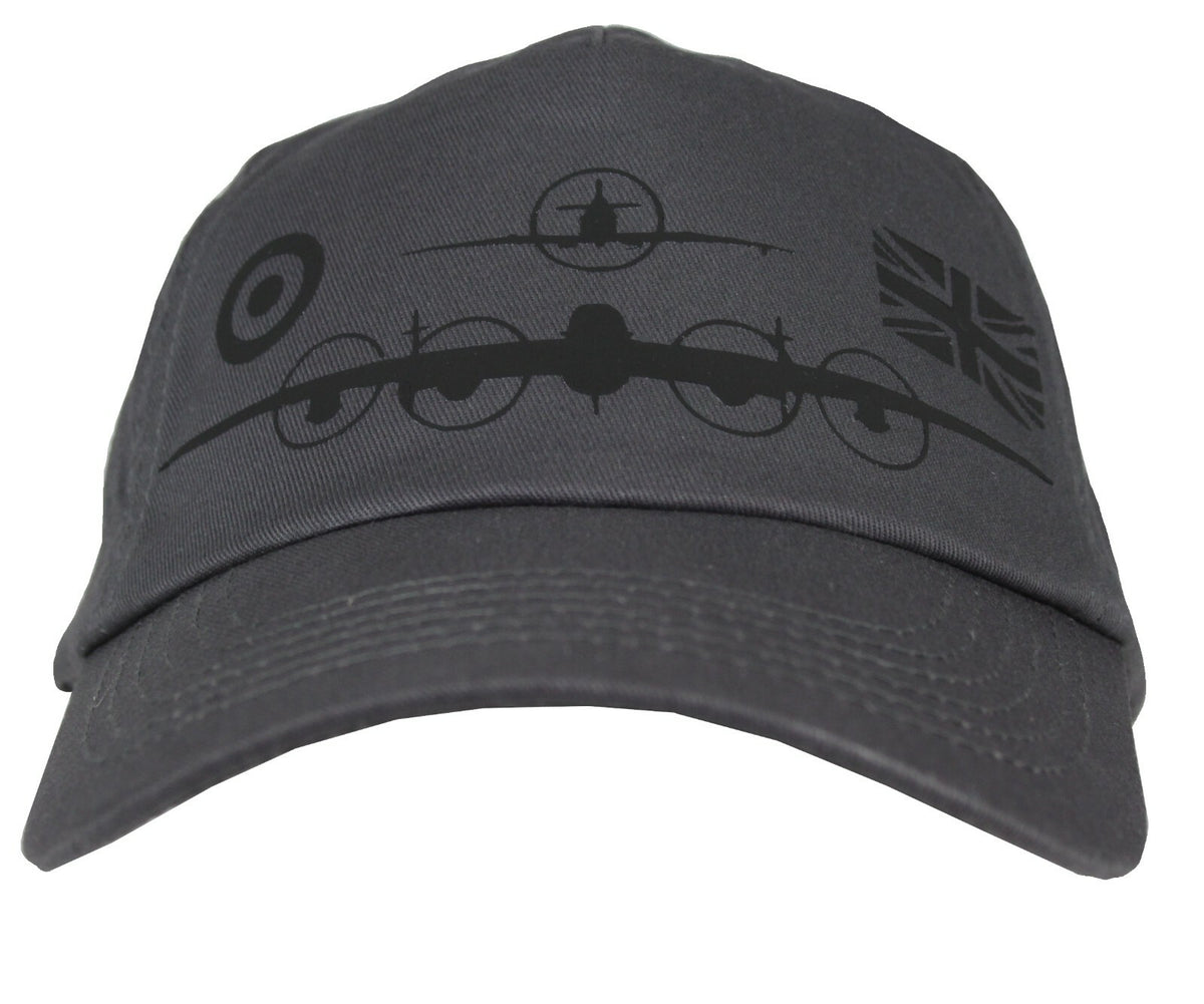 Warbird Print Exclusive Printed Baseball Cap Cotton Lancaster Spitfire RAF Plane