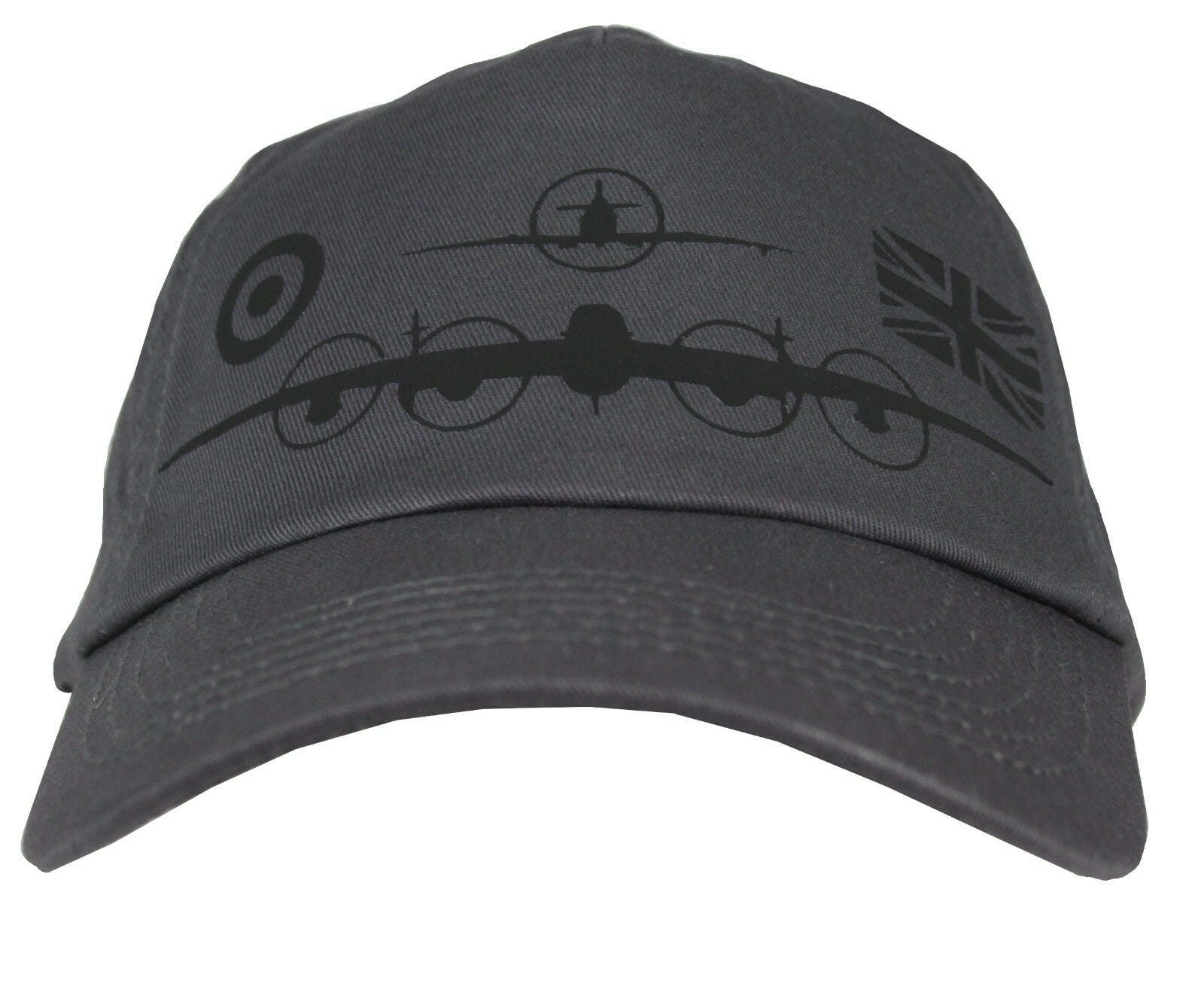 Warbird Print Exclusive Printed Baseball Cap Cotton Lancaster Spitfire RAF Plane