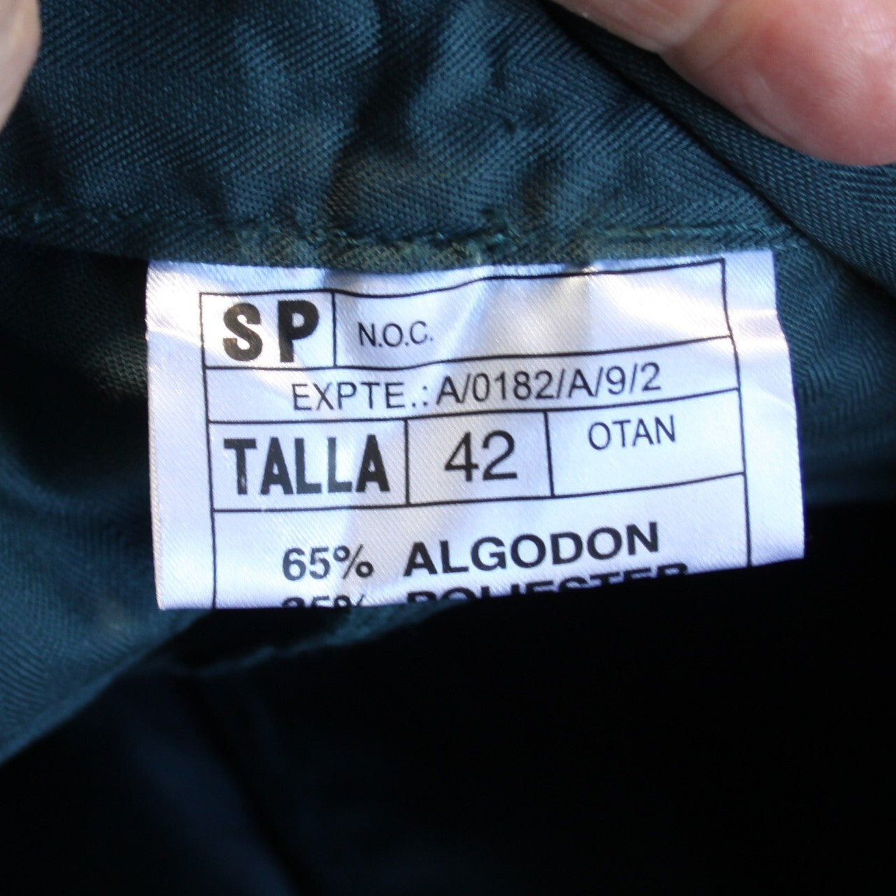 Genuine Surplus  Spanish Police Combat Trousers Bottle Green Supergrade (3184)