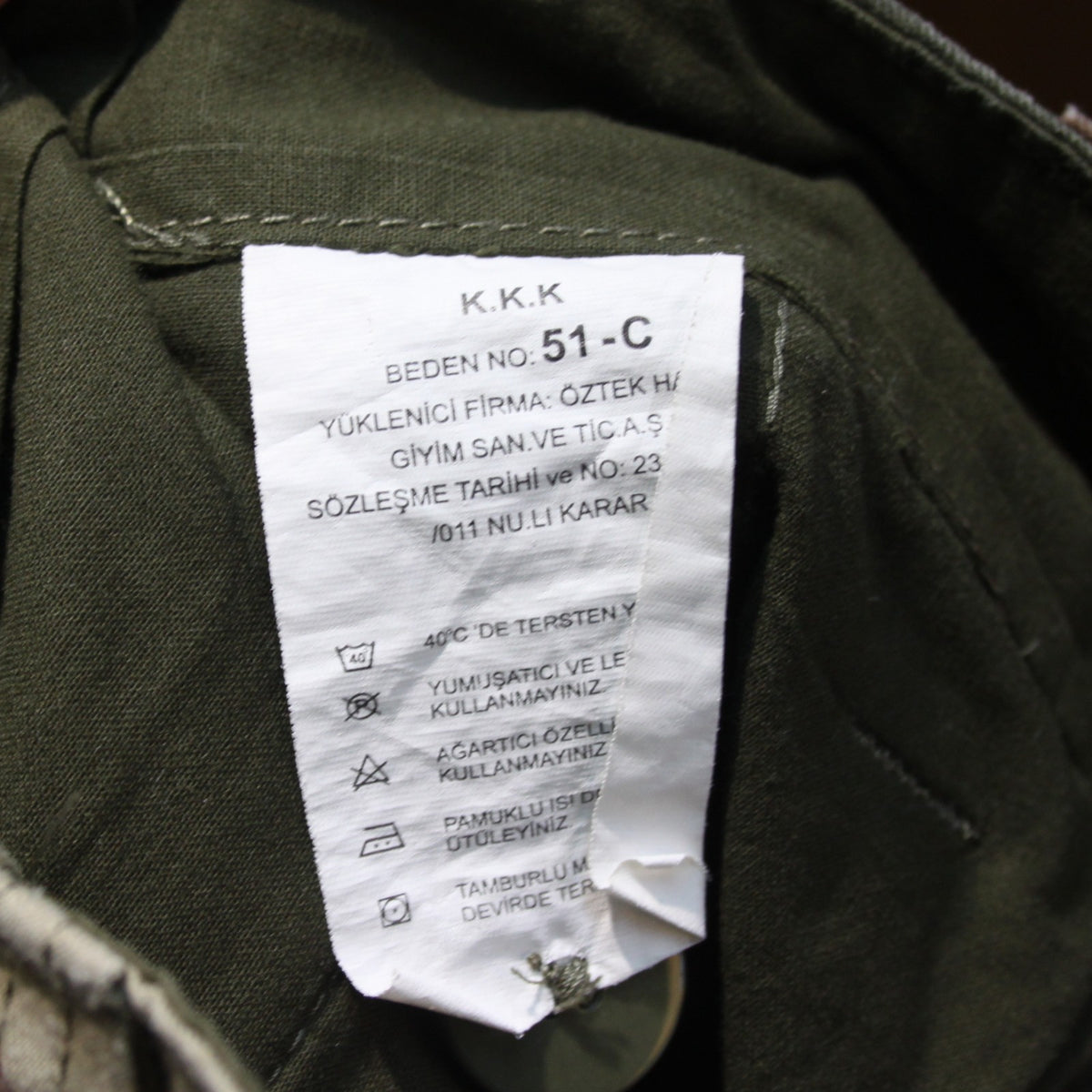 Turkish Army Camo Trousers Combats Genuine Surplus 34" Waist  (4192)