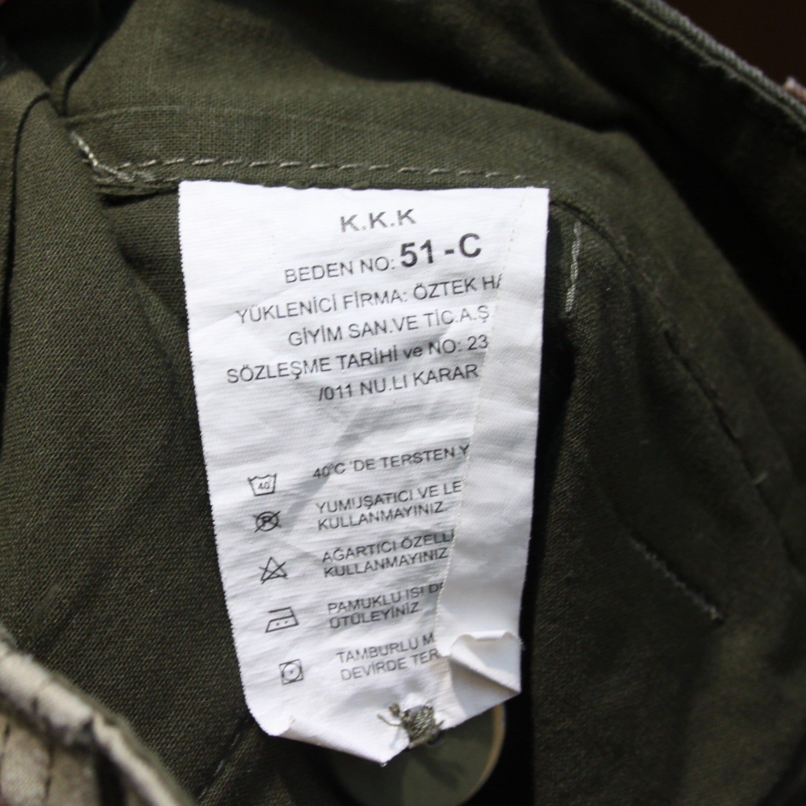 Turkish Army Camo Trousers Combats Genuine Surplus 34" Waist  (4192)