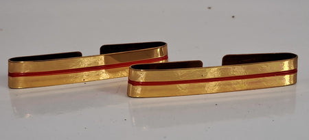 NEW Genuine Surplus French Rank Slide Pair Adjudant Chief Metal Epaulette 1570