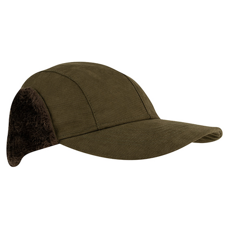Jack Pyke Brown Alaska Hat All Seasons Faux Fur Ear Flaps Peak Cap Field Cap