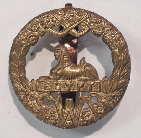 Genuine Surplus British Army Military Cap Badge South Wales Borderers 2623