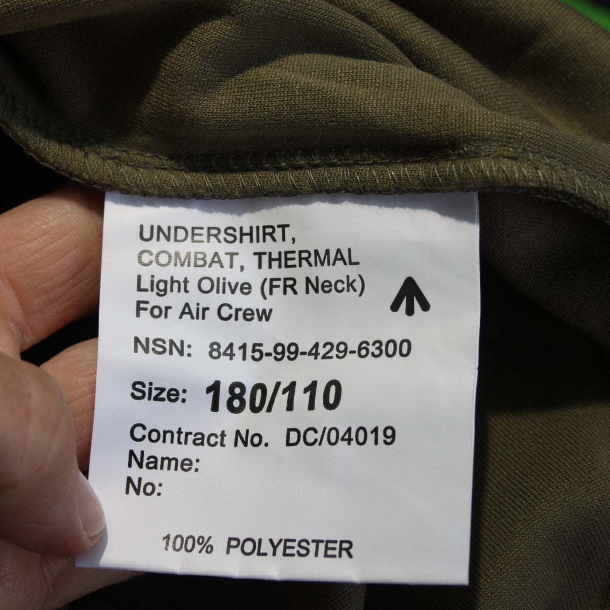 NEW British PCS Fleece Midlayer Pullover Genuine Surplus Top FR Neck (4233)