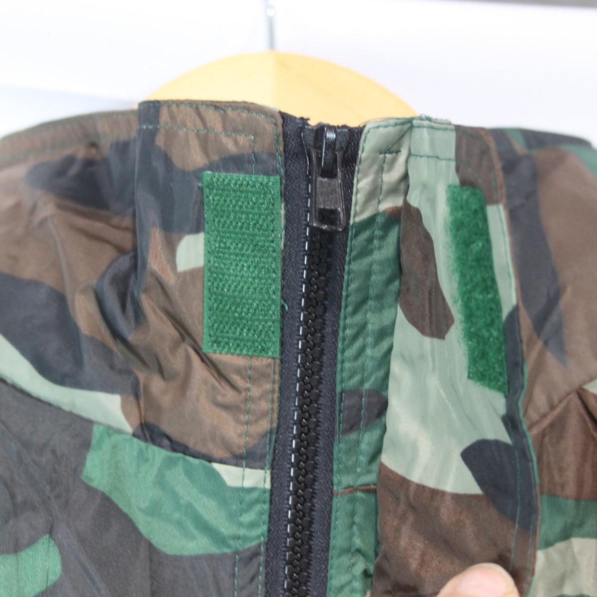 Water Resistant Packaway Lightweight Jacket Trouser Set Woodland Camo M (3953)