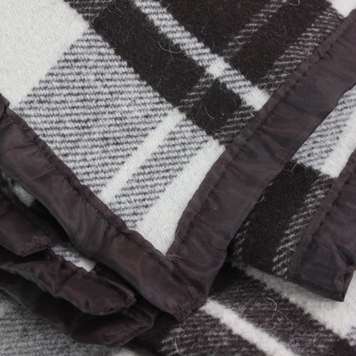 Genuine Surplus Romanian Army Military Blanket 70% Wool Check (3250)