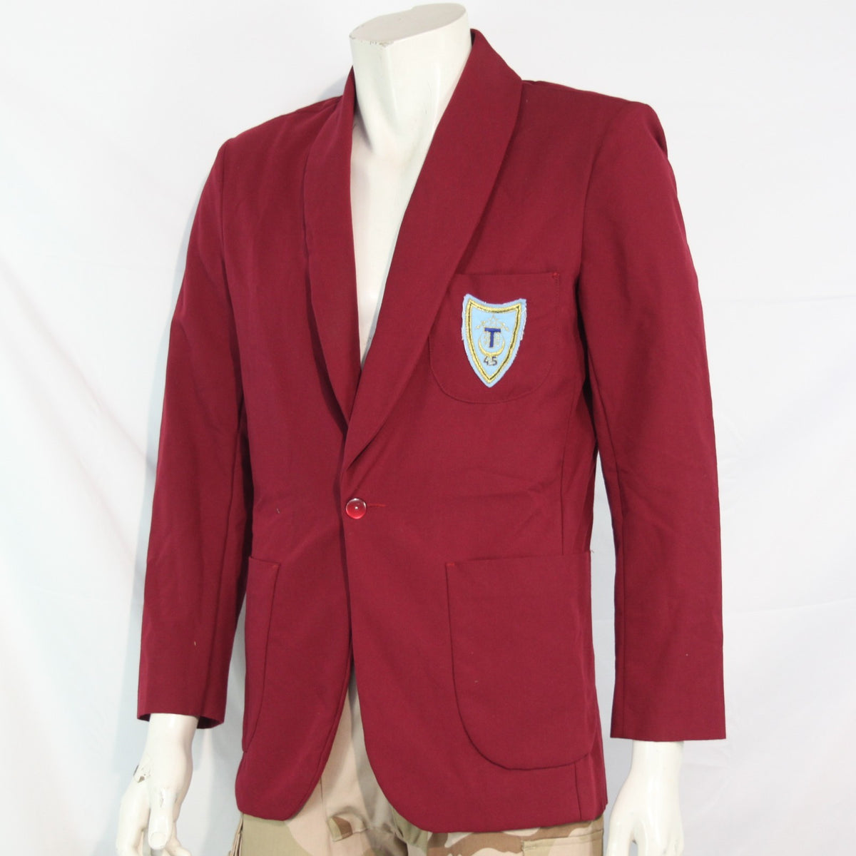 Genuine Surplus French Army Military College Blazer Unlined 36" Chest (3483)