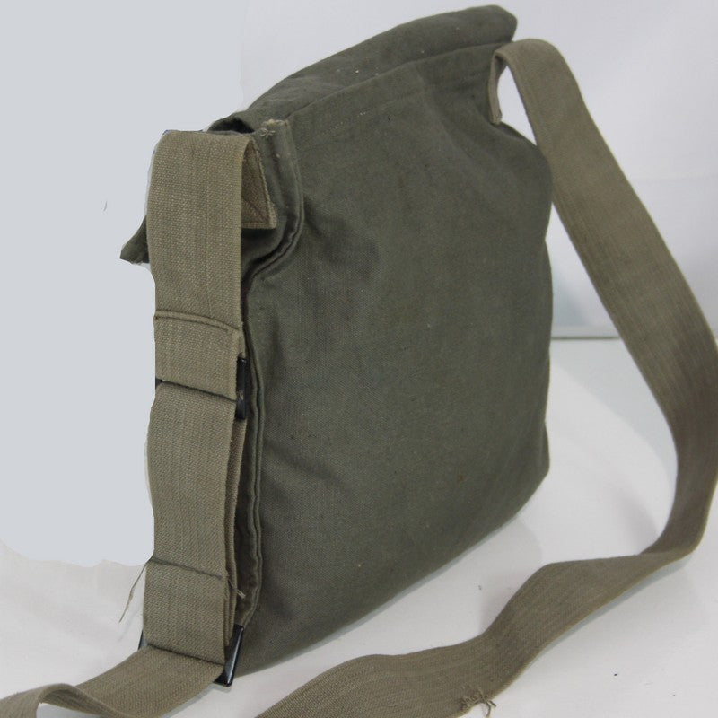 Genuine Surplus Vintage Army Military Small Side Bag Canvas Olive (3434)