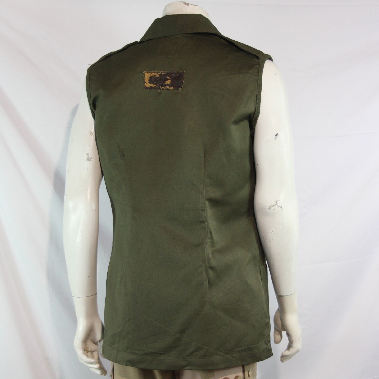 Genuine Surplus Dutch Jacket Converted to Gilet Sleeveless Canvas 34-36"  (4127