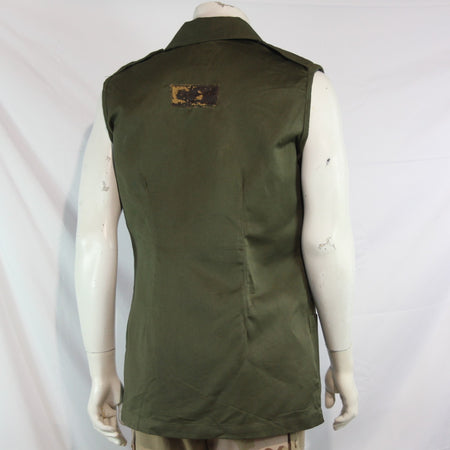 Genuine Surplus Dutch Jacket Converted to Gilet Sleeveless Canvas 34-36"  (4127