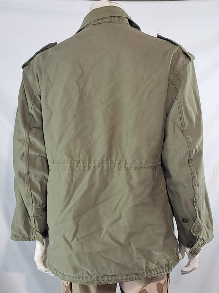 Genuine Surplus Dutch NATO Canvas Jacket Olive Green Grade 2 (2522)
