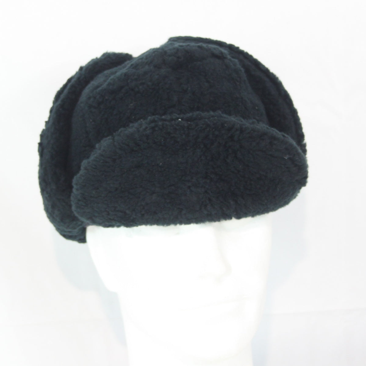 Faux Fur Thermal Winter Hat Genuine Surplus Dutch Army Navy Blue (3933)