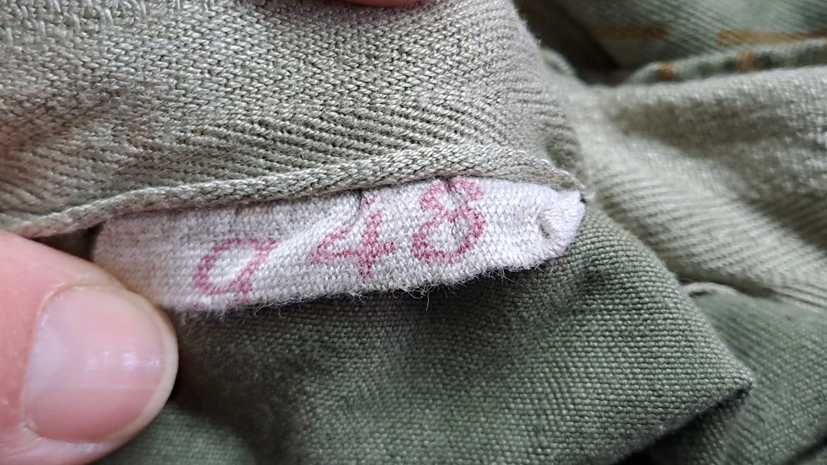 Genuine Surplus East German Army Vintage Rain Drop Camo Trousers Grade 2