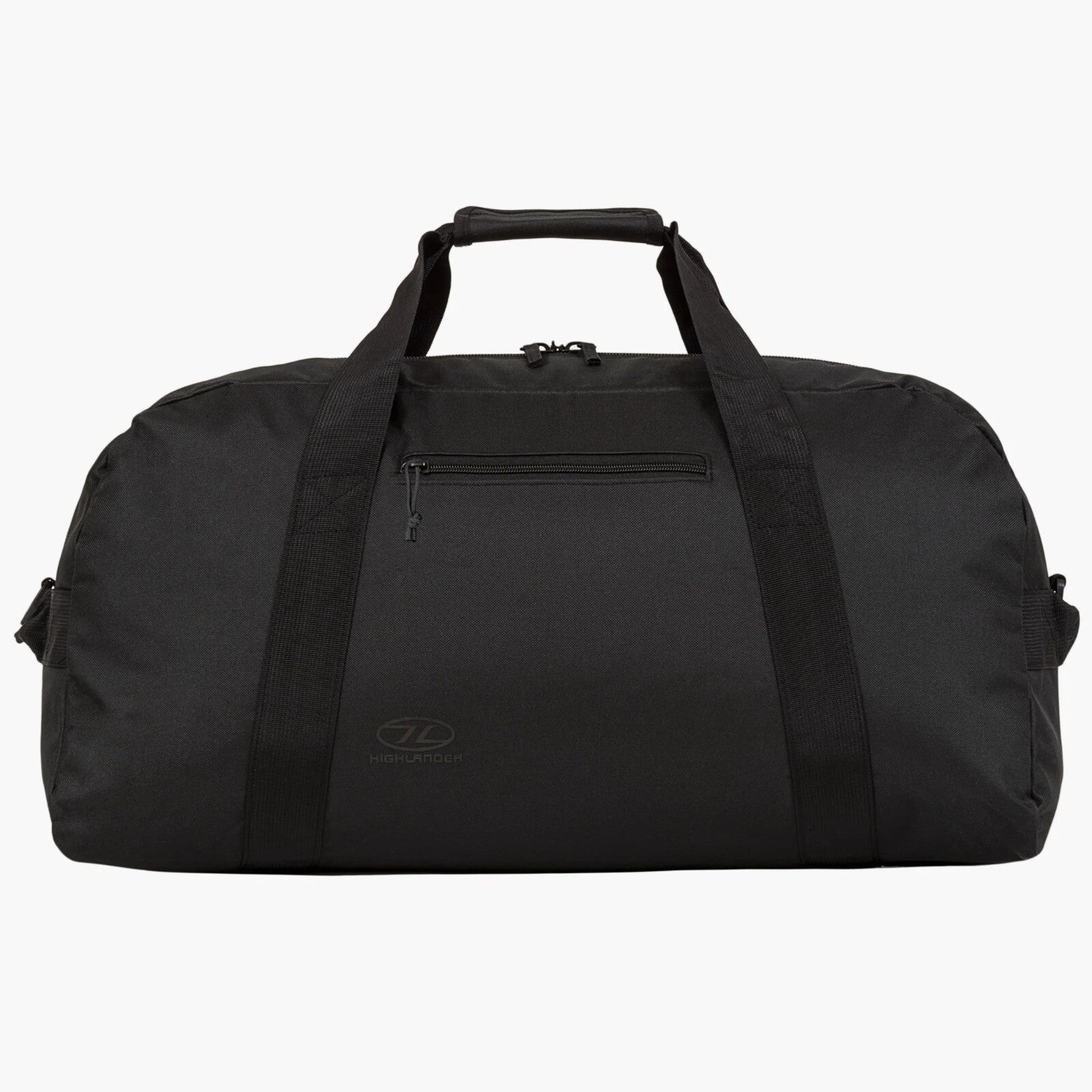 Highlander Cargo Holdall Duffle Bag 65 Litre Medium Strong Durable Black Green