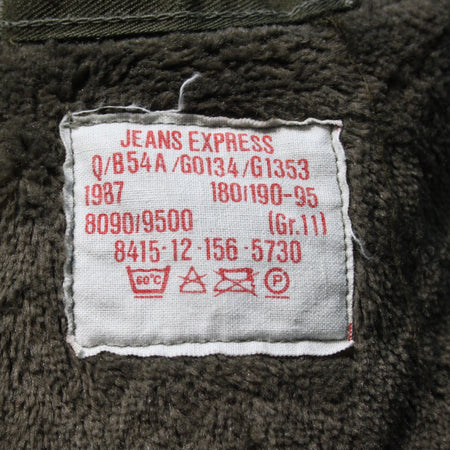 Genuine Surplus German Army Parka Liner Military Thermal Warm Faux Fur (3717)