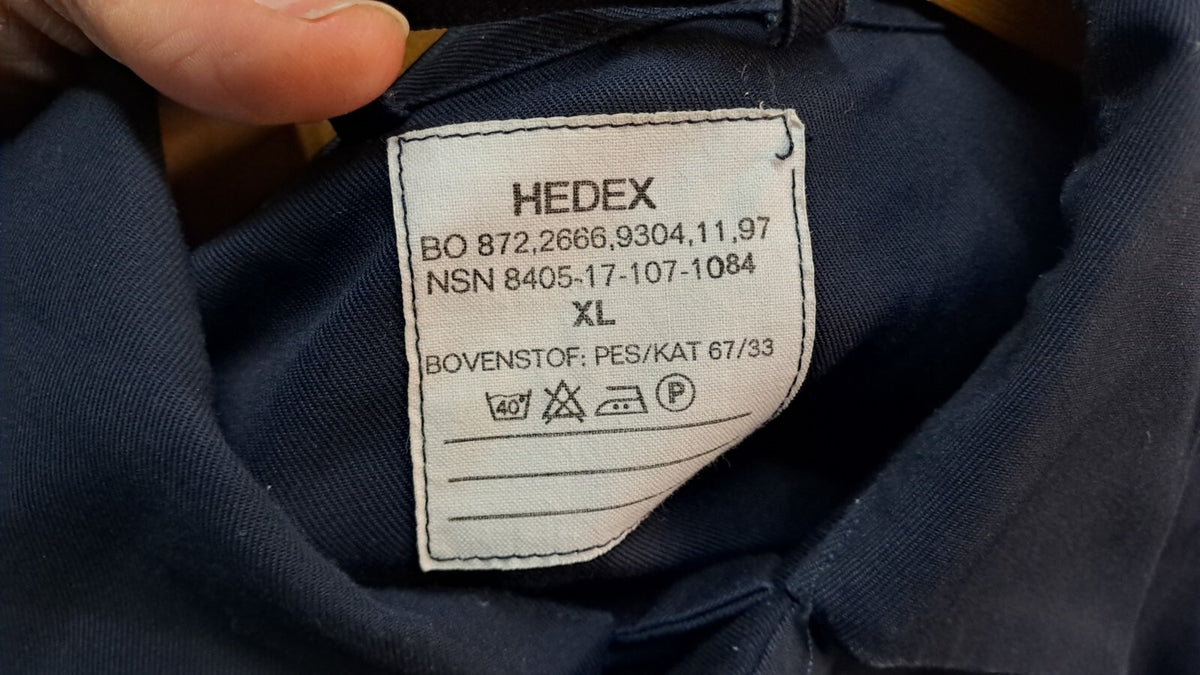 Genuine British Dutch / Belgian Navy Blue Heavyweight Working Shirt  (2754)