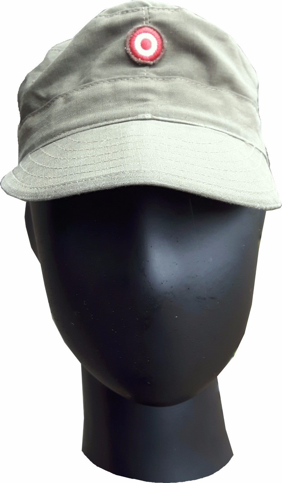 Genuine Surplus VINTAGE AUSTRIAN ARMY OLIVE RIPSTOP FATIGUE CAP Hat Utility 