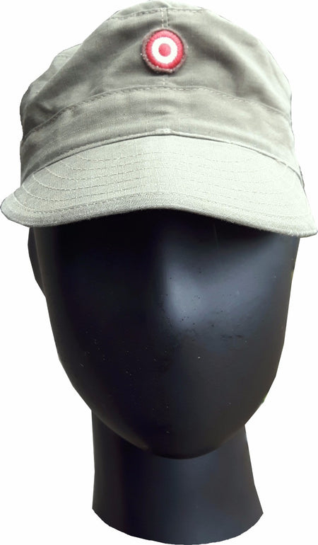 Genuine Surplus VINTAGE AUSTRIAN ARMY OLIVE RIPSTOP FATIGUE CAP Hat Utility 
