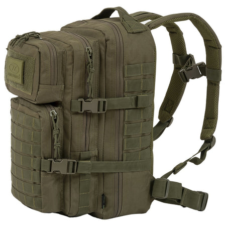 Highlander Recon Pack 28L Rucksack Backpack Tactical Military Pockets MOLLE