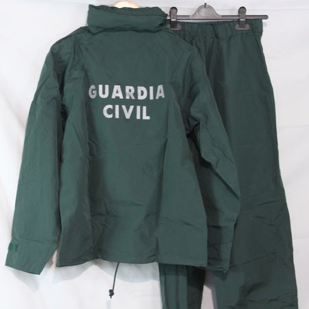 Spanish Civil Guard Waterproof Lightweight Suit Jacket Trousers Rain Medium 3853