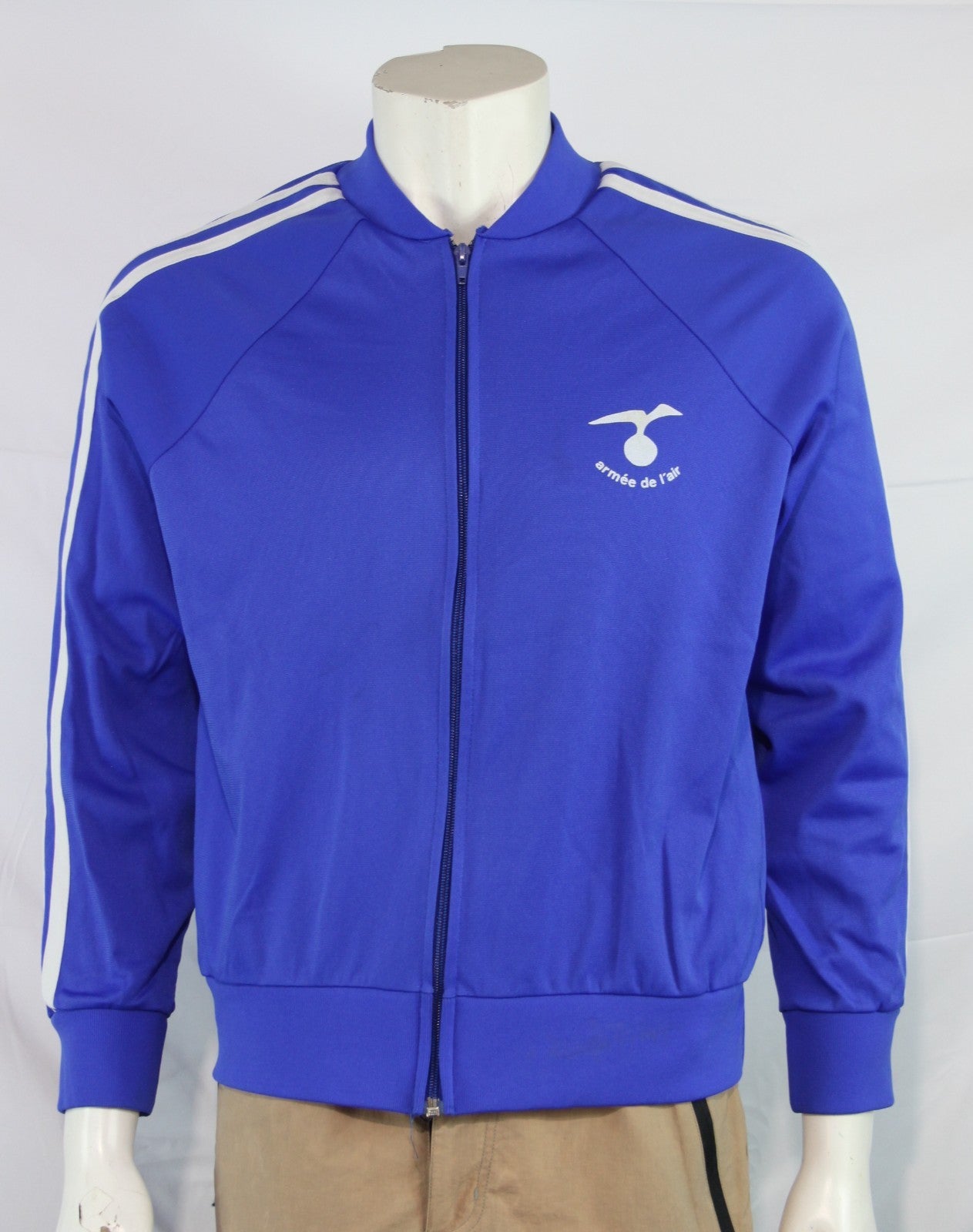 Tracksuit Top French Airforce MIlitary Jacket Genuine Surplus 34" (2177)